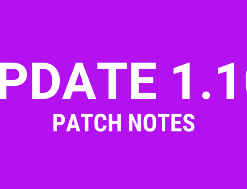 Update 1.10 – Patch Notes