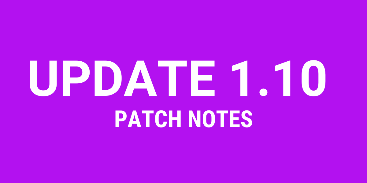 Update Notice (1.10) 